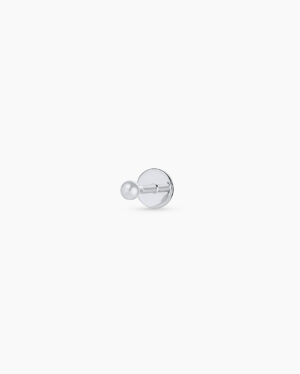 14k Gold Newport Flat Back Single Stud